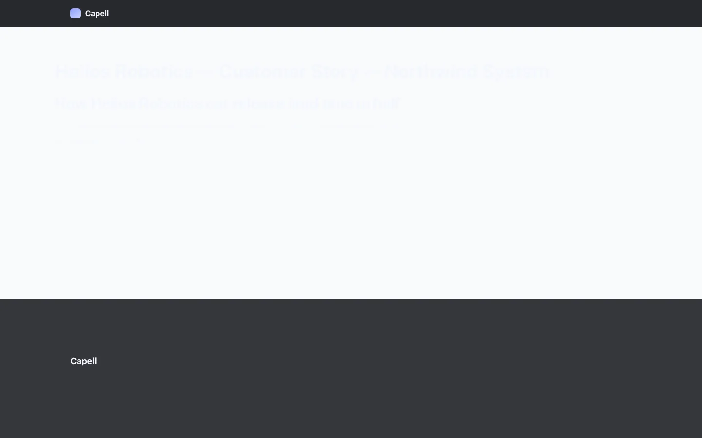 Platform Landing page