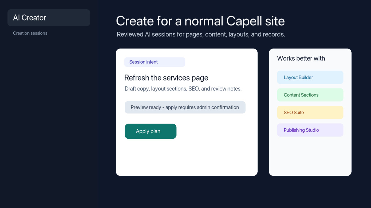 AI Creator marketplace preview