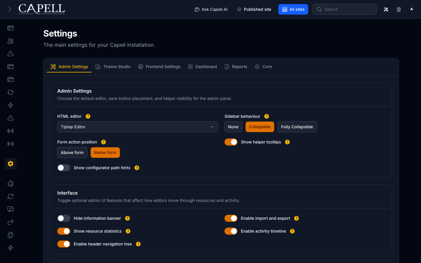Verify the background check returns editing data only for signed-in admins.