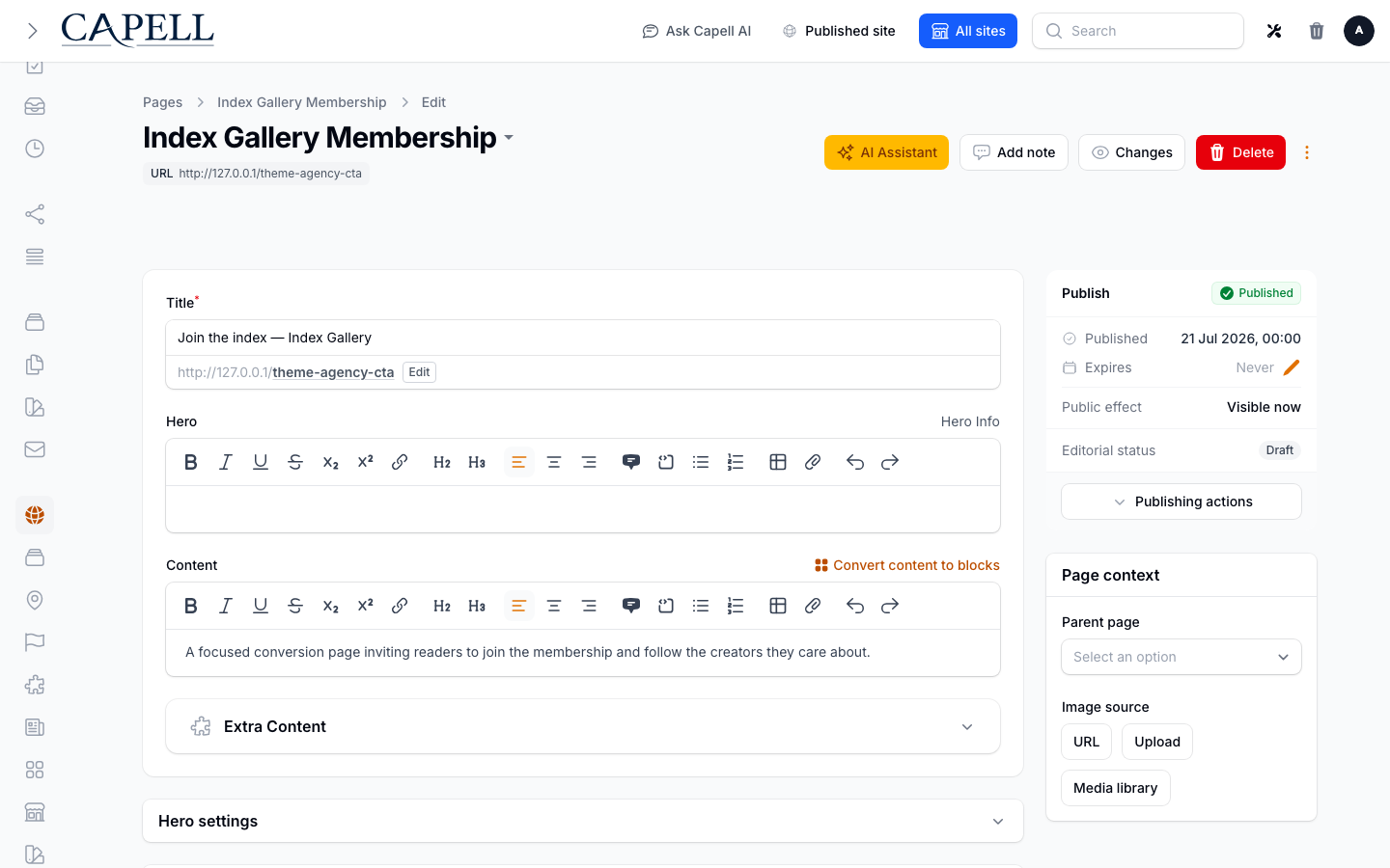 An editor reviews AI-assisted metadata creation before accepting the generated copy.