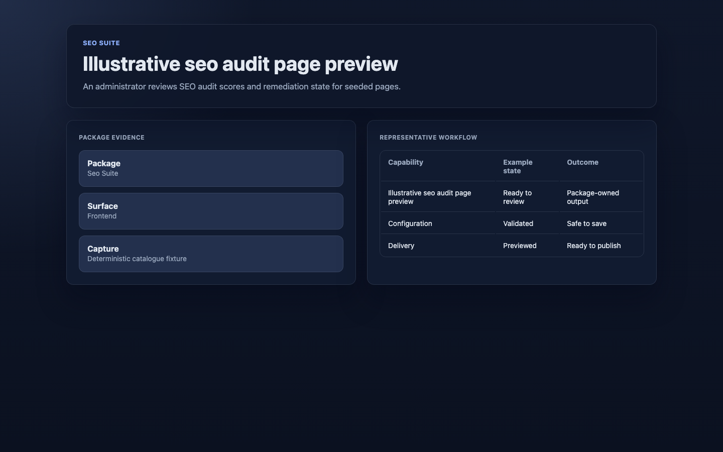 SEO audit page