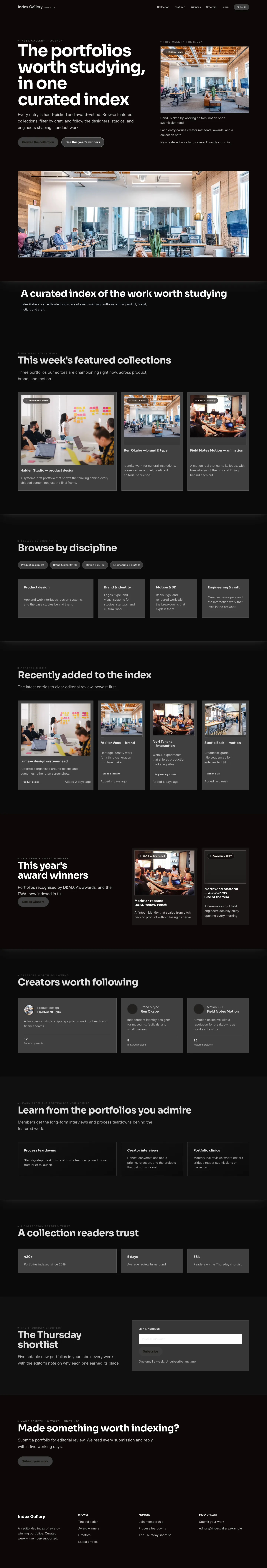 Agency Homepage