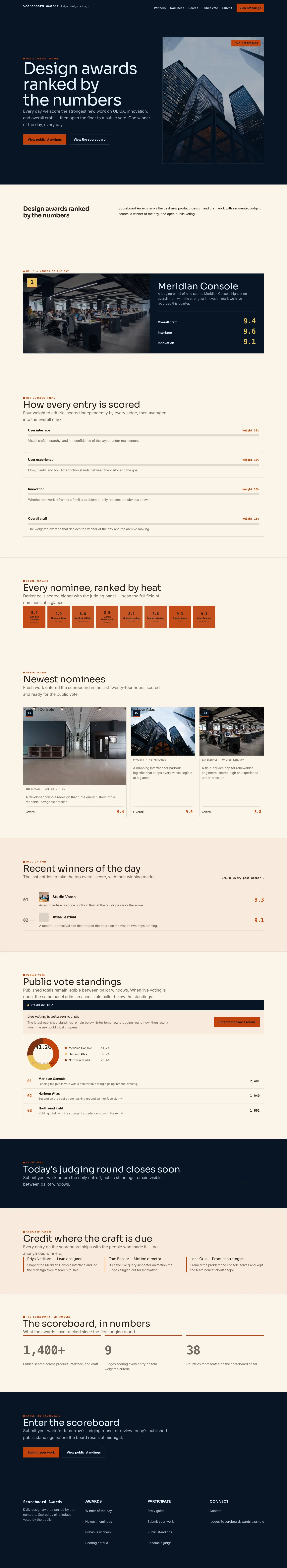 Awards Homepage