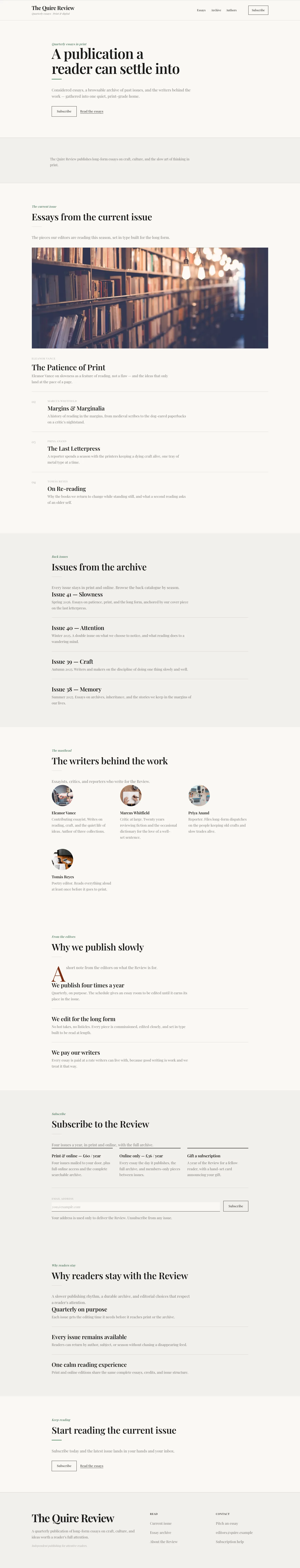 Blog Homepage
