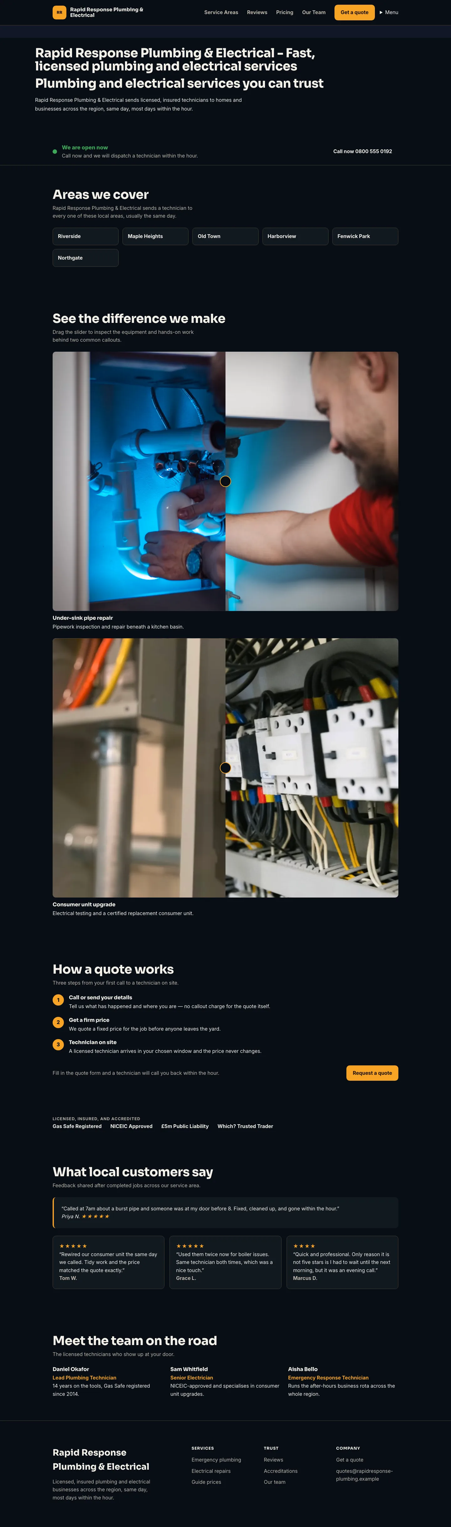 Business Homepage