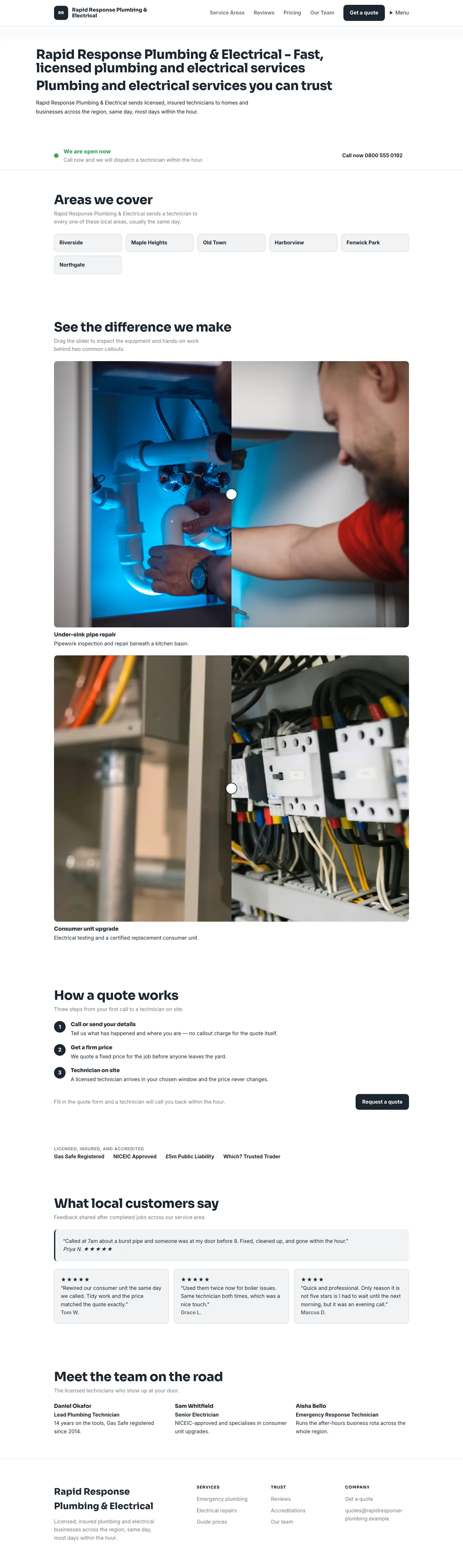 Business Homepage