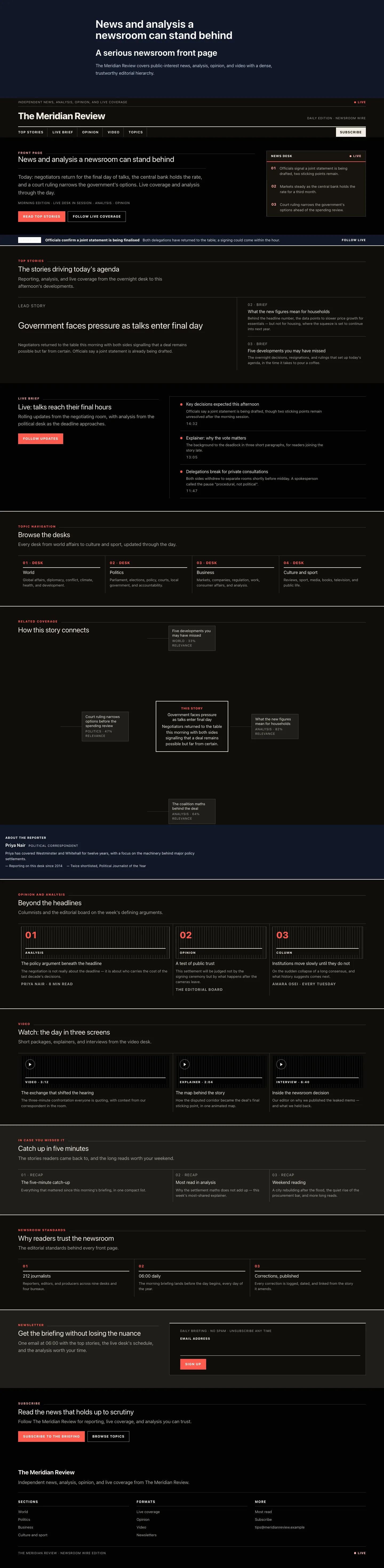 Editorial Homepage