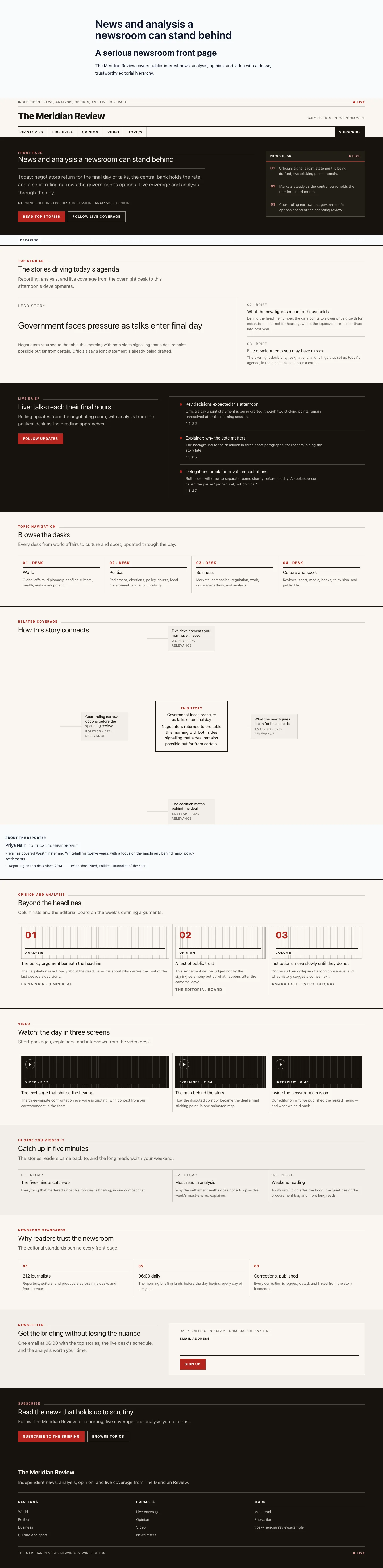 Editorial Homepage